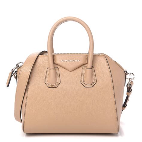 givenchy antigona mini beige camel